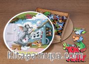 Tom and Jerry - Bubble  Ahşap Lava Puzzle 50 Parça (KOP-TJ272 - L) Lisanslı Ürün