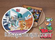Tom and Jerry - Catch Up  Ahşap Lava Puzzle 50 Parça (KOP-TJ271 - L) Lisanslı Ürün