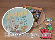 Tom and Jerry - Jammin Ahşap Lava Puzzle 50 Parça (KOP-TJ268 - L) Lisanslı Ürün