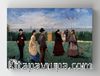 Full Frame Rulo Kanvas - Edouard Manet - Croquet at Boulogne	(FF-KT048)