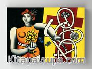 Full Frame Rulo Kanvas - Fernand Léger - Big Julie (FF-KT057)