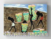Full Frame Rulo Kanvas - Jacob Lawrence Child labor and a lack of education was one of the other reasons for people wishing to leave their homes (FF-KT087)