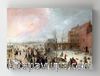 Full Frame Rulo Kanvas - Hendrick Avercamp - A Scene on the Ice near a Town	(FF-KT076)