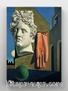 Full Frame Rulo Kanvas - Giorgio de Chirico - The Song of Love (FF-KT072)