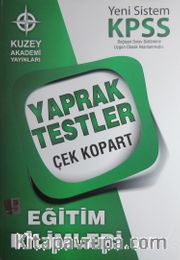 2016 KPSS Eğitim Bilimleri Yaprak Testler Çek Kopart