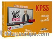 2021 KPSS Eğitim Bilimleri Rehberlik ve Özel Eğitim Video Ders Notları 