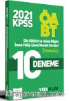 2021 ÖABT Din Kültürü ve Ahlak Bilgisi İmam Hatip Lisesi Meslek Dersleri Öğretmenliği Tamamı Çözümlü 10 Deneme