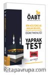 2021 ÖABT Din Kültürü ve Ahlak Bilgisi, İmam Hatip Lisesi Meslek Dersleri Öğretmenliği Yaprak Test