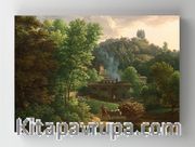 Full Frame Rulo Kanvas - François-Xavier Fabre - Italian Landscape (FF-KT102)