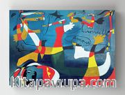 Full Frame Rulo Kanvas - Joan Miró - Hirondelle Amour (FF-KT100)