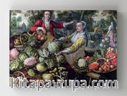 Full Frame Rulo Kanvas - Joachim Beuckelaer - The Four Elements Earth (FF-KT097)
