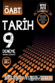 2016 KPSS ÖABT Tarih Tamamı Çözümlü 9 Deneme 