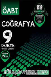 2016 KPSS ÖABT Coğrafya Tamamı Çözümlü 9 Deneme