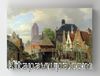 Full Frame Rulo Kanvas - Willem Koekkoek - View of Oudewater	(FF-KT166)