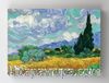 Full Frame Rulo Kanvas - Vincent Van Gogh - Wheat Field with Cypresses (FF-KT165)