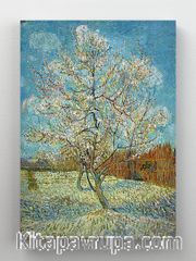 Full Frame Rulo Kanvas - Vincent van Gogh - The Pink Peach Tree (FF-KT164)