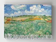Full Frame Rulo Kanvas - Vincent van Gogh - Auvers'te Çayırlık (FF-KT160)