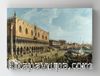 Full Frame Rulo Kanvas - Studio of Canaletto - Venice The Doge s Palace and the Riva degli Schiavoni (FF-KT153)