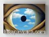 Full Frame Rulo Kanvas - René Magritte - The False Mirror(FF-KT146)