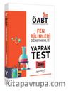 2021 ÖABT Fen Bilimleri Öğretmenliği Yaprak Test