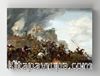 Full Frame Rulo Kanvas - Philips Wouwermans - Cavalry making a Sortie from a Fort on a Hill (FF-KT141)