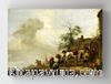 Full Frame Rulo Kanvas - Philips Wouwermans - A Horse being Shod outside a Village Smithy (FF-KT140)
