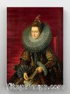 Full Frame Rulo Kanvas - Peter Paul Rubens - Portrait of the Infanta Isabella (FF-KT137)