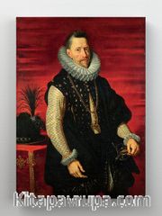 Full Frame Rulo Kanvas - Peter Paul Rubens - Portrait of the Archduke Albert (FF-KT136)