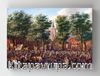 Full Frame Rulo Kanvas - Paulus Constantijn La Fargue - The Grote Markt at The Hague (FF-KT135)