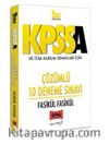 2021 KPSS A Grubu ve Tüm Kurum Sınavları İçin Çözümlü 10 Fasikül Deneme Sınavı