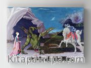 Full Frame Rulo Kanvas - Paolo Uccello - Saint George and the Dragon (FF-KT126)