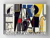 Full Frame Rulo Kanvas - Pablo Picasso - Ressam ve Model Painter and Model Paris 1928 (FF-KT125)