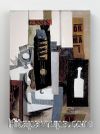 Full Frame Rulo Kanvas - Pablo Picasso - Glass, Guitar, and Bottle (FF-KT123)