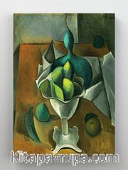 Full Frame Rulo Kanvas - Pablo Picasso - Fruit Dish (FF-KT120)