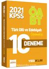 2021 ÖABT Türk Dili ve Edebiyatı Öğretmenliği Tamamı Çözümlü 10 Deneme