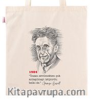 Askılı Bez Çanta - 1984 - Portre George Orwell