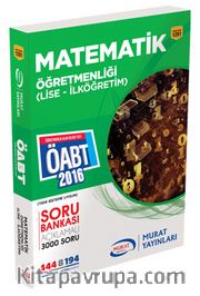 2016 Matematik Öğretmenliği (Lise-İlköğretim) Soru Bankası