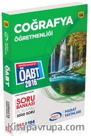 2016 ÖABT Coğrafya Öğretmenliği Soru Bankası 