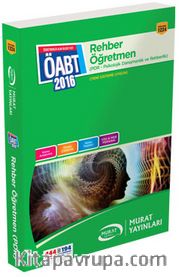 2016 KPSS ÖABT Rehber Öğretmen PDR - Psikolojik Danışmanlık ve Rehberlik 