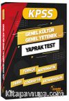 2021 KPSS Genel Kültür Genel Yetenek Tüm Dersler Tek Kitap Yaprak Test
