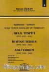Delil Tespiti, İhtiyati Tedbir Adli Yardım- Seri 5