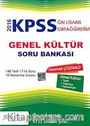 2016 KPSS Önlisans Ortaöğretim Genel Kültür Soru Bankası Tamamı Çözümlü