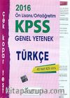2016 KPSS Ön Lisans-Ortaöğretim Genel Yetenek Türkçe Çek Kopar Test