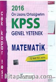 2016 KPSS Ön Lisans-Ortaöğretim Genel Yetenek Matematik Çek Kopar Test