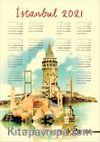 2021 Takvimli Poster - Şehirler - İstanbul