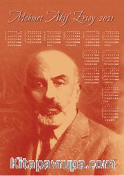 2021 Takvimli Poster - Yazarlar - Mehmet Akif Ersoy