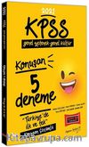 2021 KPSS Genel Yetenek Genel Kültür Konuşan 5 Deneme Çözümlü 