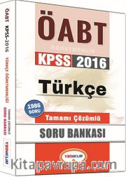2016 KPSS ÖABT Türkçe Tamamı Çözümlü Soru Bankası