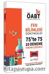 2021 ÖABT Fen Bilimleri Öğretmenliği 75’te 75 Tamamı Çözümlü 10 Deneme Sınavı