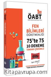 2021 ÖABT Fen Bilimleri Öğretmenliği 75’te 75 Tamamı Çözümlü 10 Deneme Sınavı